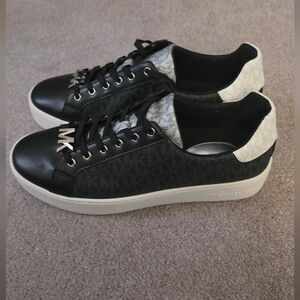 Michael Kors Black and Silver Athletic Sneakers